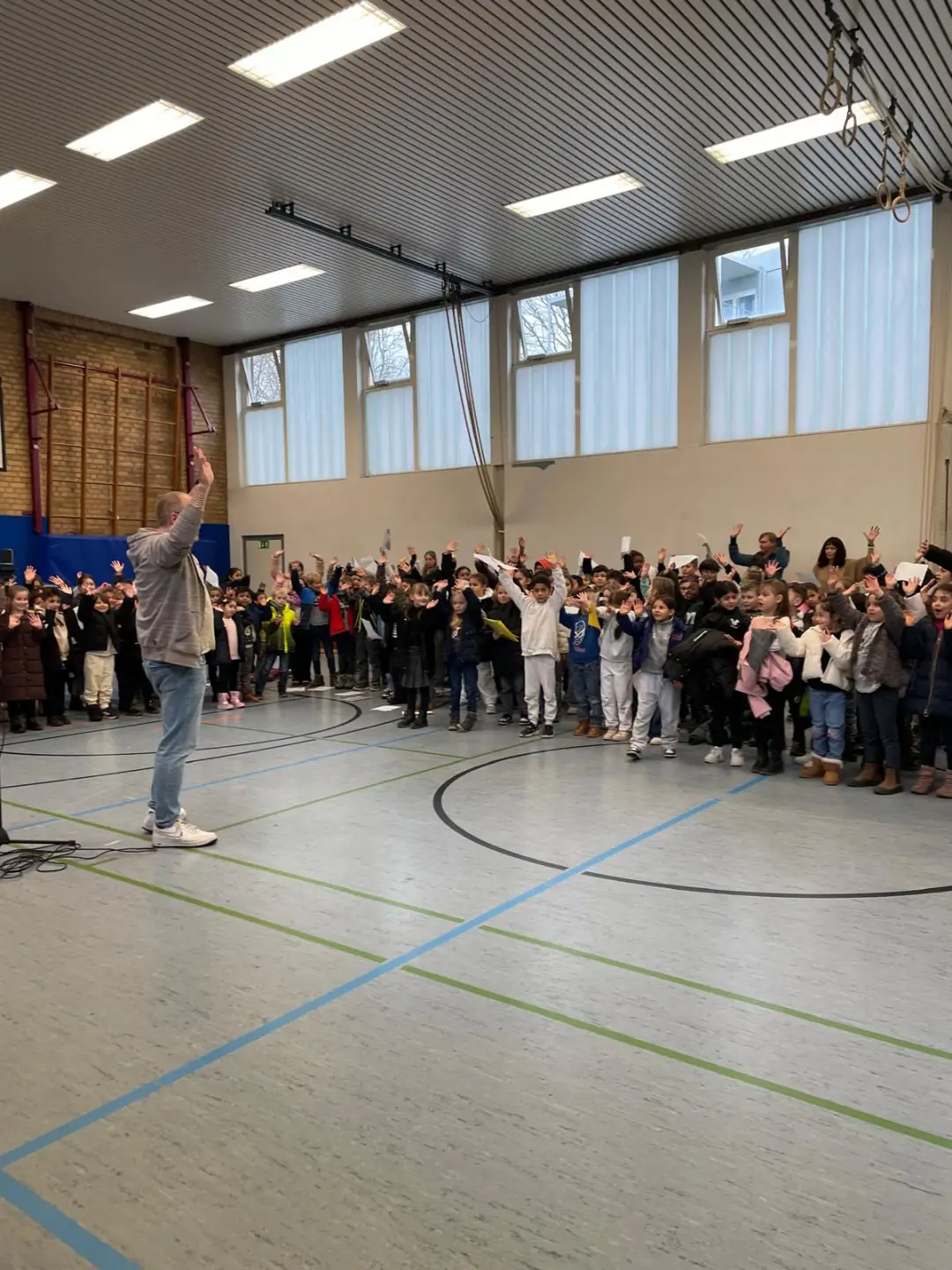 Kinder bei der Aufnahme